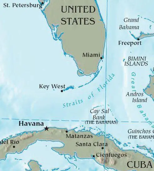 Map: Cubaflorida Map