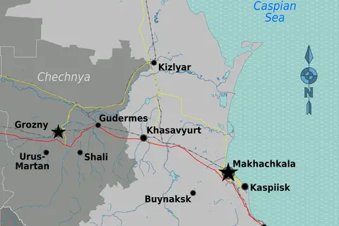 Map: Dagestan Map