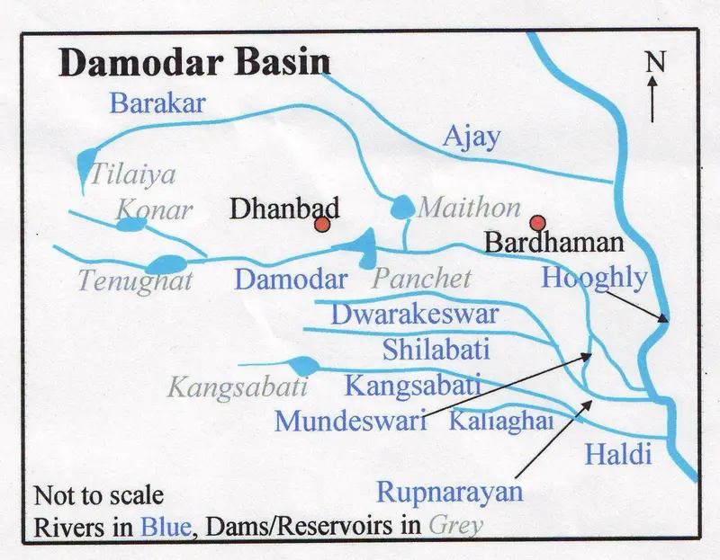Map: Damodar Map