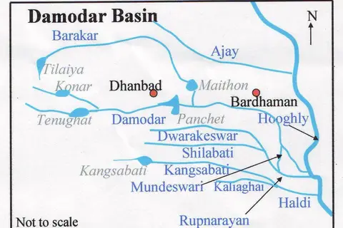 Map: Damodar Map