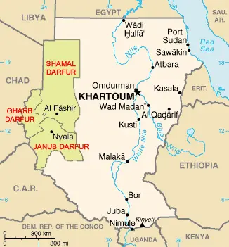 Map: Darfur Map