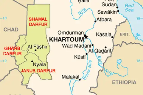 Map: Darfur Map