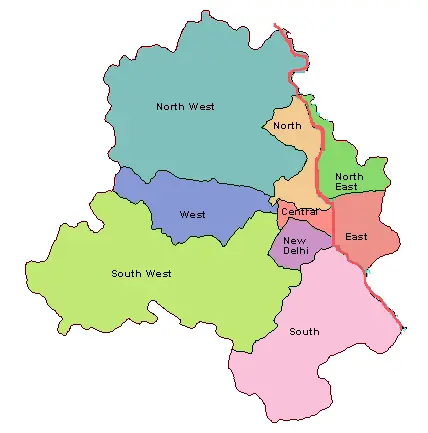 Map: Delhi Map