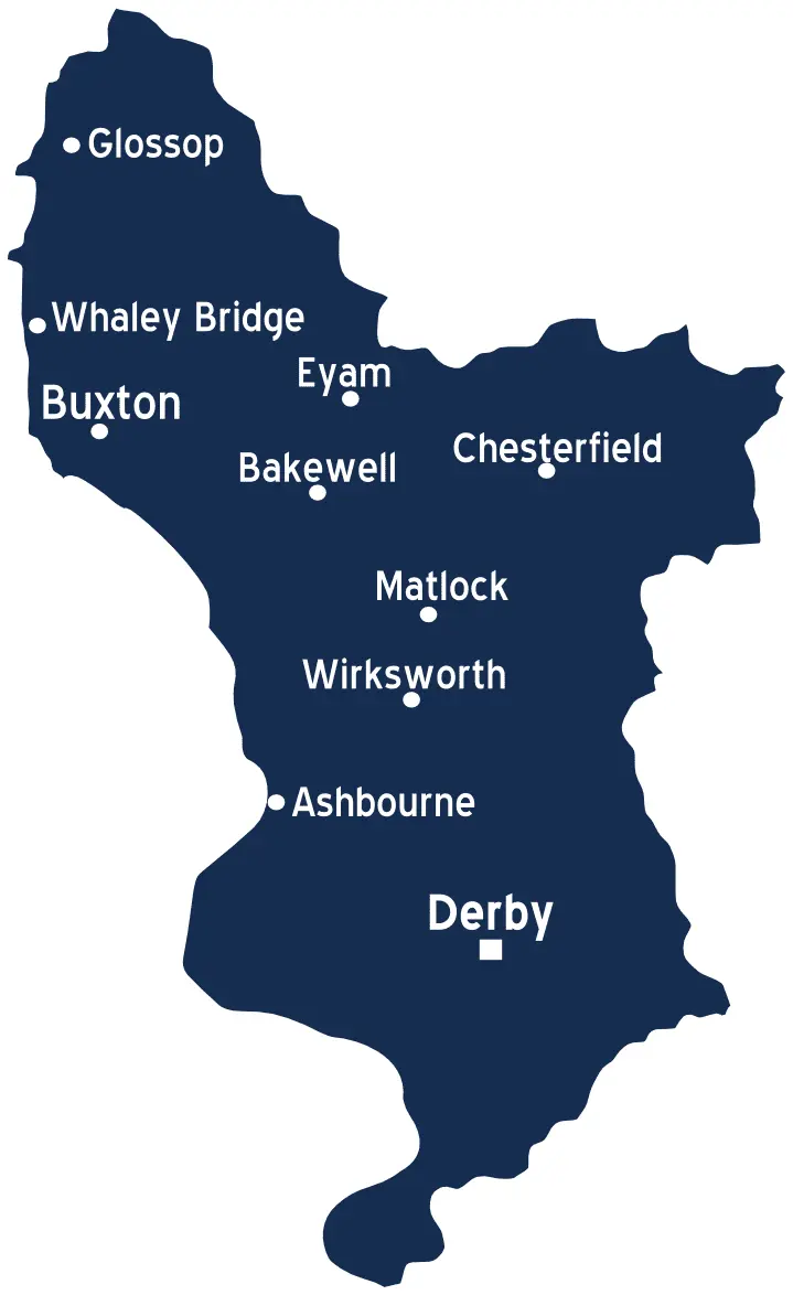 Map: Derbyshire Map