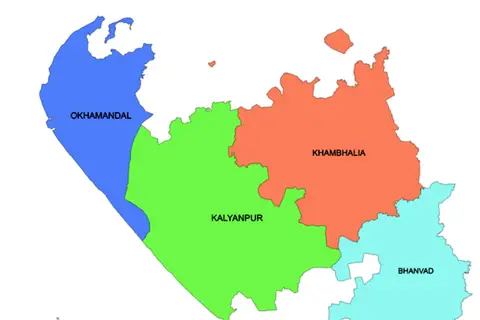 Map: Devbhumi Dwarka Gujarat Map