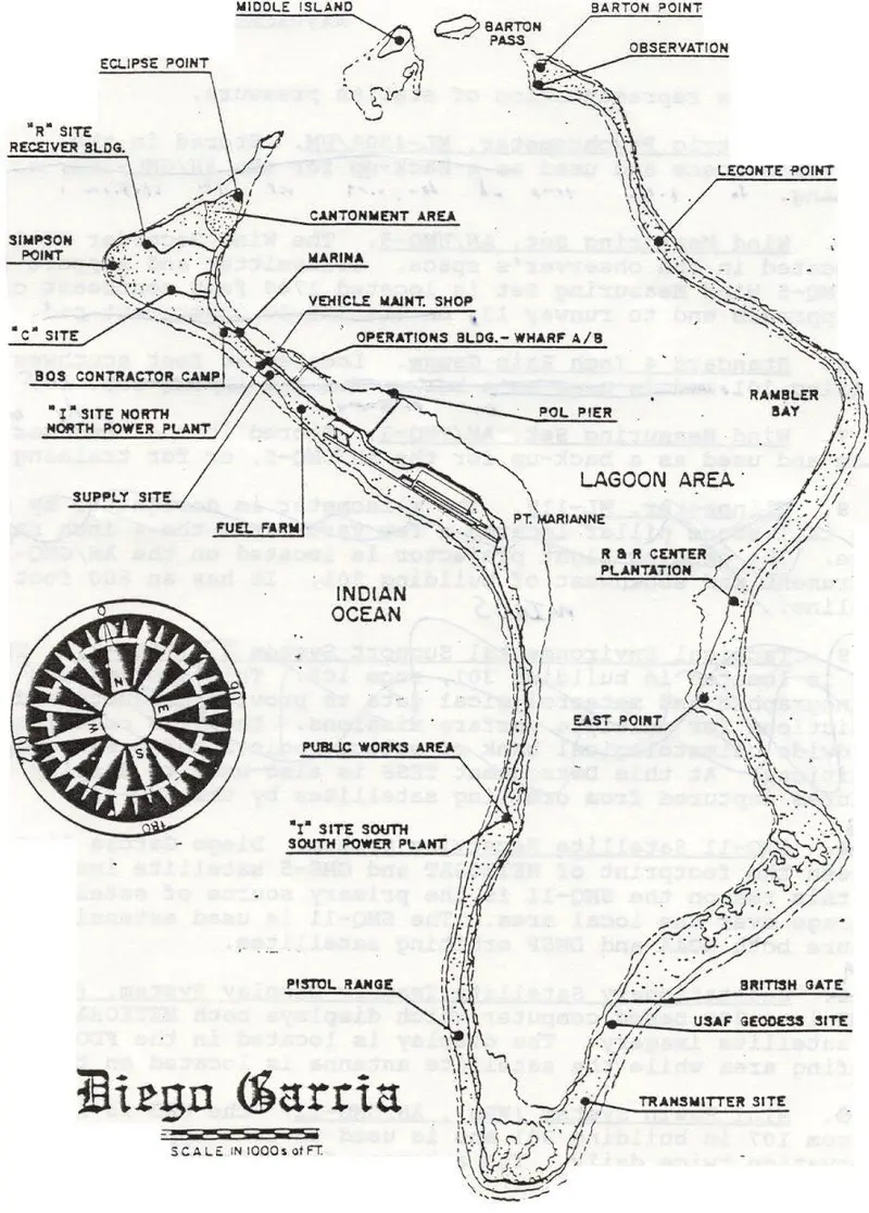 Map: Diego Garcia Island Map