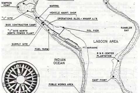 Map: Diego Garcia Island Map