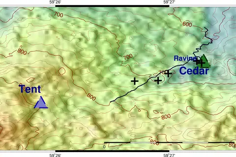 Map: Dyatlov Pass Incident Accurate Fancy Map 1