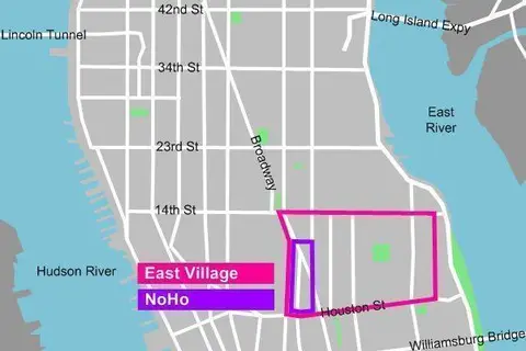 Map: East Village Map