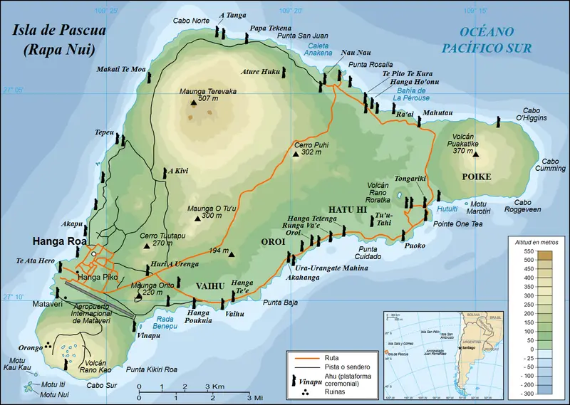 Map: Easter Island Mapes