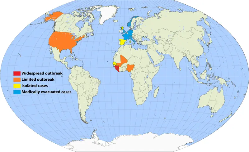 Map: Ebola Outbreak Map Ongoing