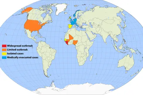 Map: Ebola Outbreak Map Ongoing