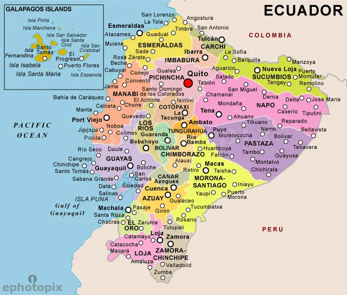 Map: Ecuador Map