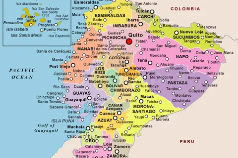 Map: Ecuador Map