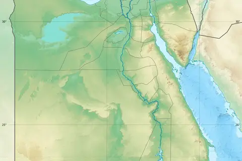 Map: Egypt Relief Location Map