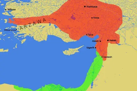 Map: Egyptian Hittite Map