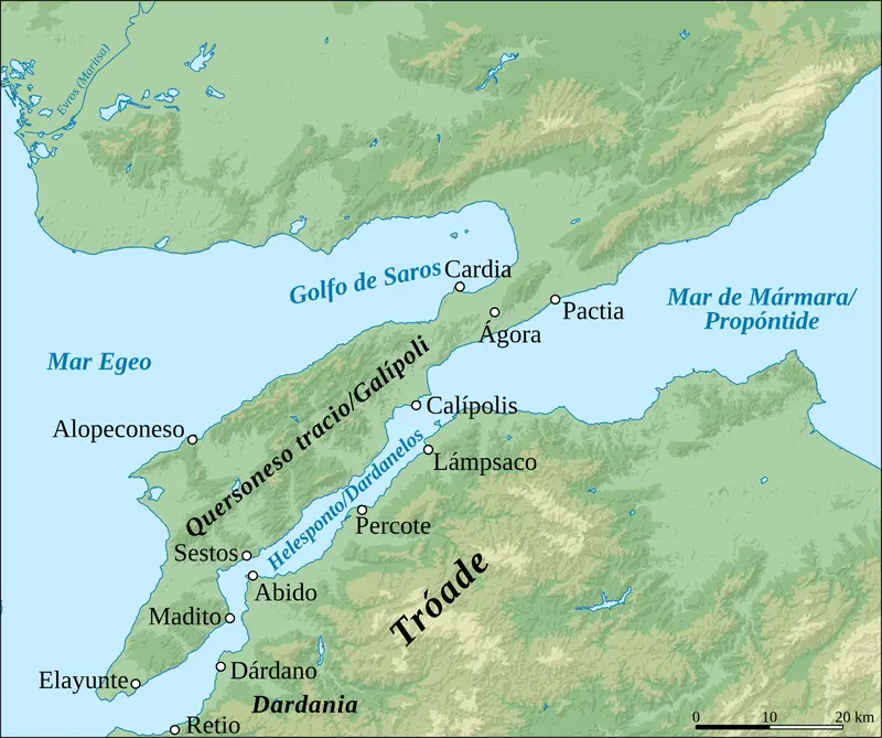 Map: Ellesponto Mapes