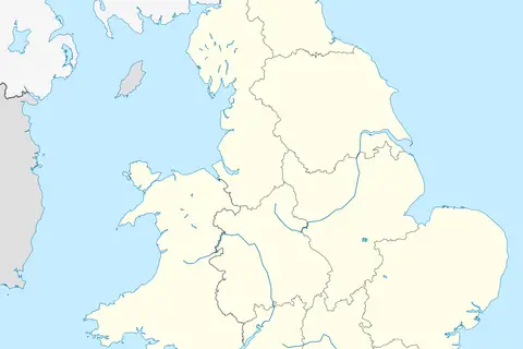 Map: England and Wales Location Map