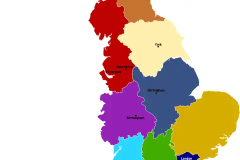 Map: England Map