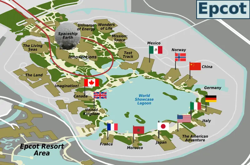 Map: Epcot Map