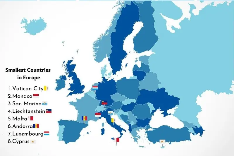 Map: Europe according to one of its smallest countries: Luxembourg