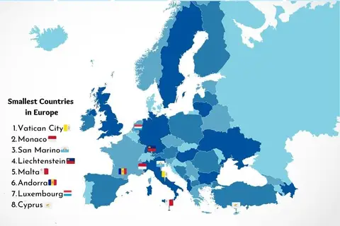 Map: Europe according to one of its smallest countries: Luxembourg