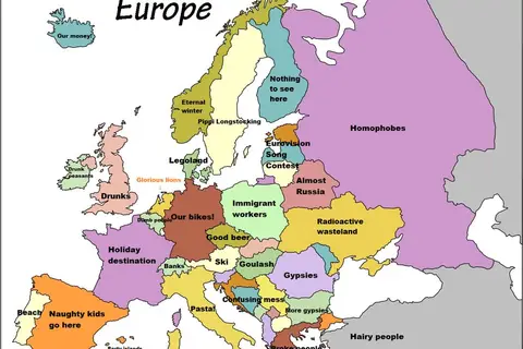 Map: Europe according to the Dutch