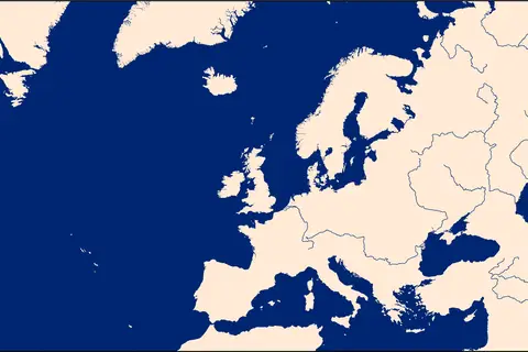 Map: Europe and North Atlantic Map