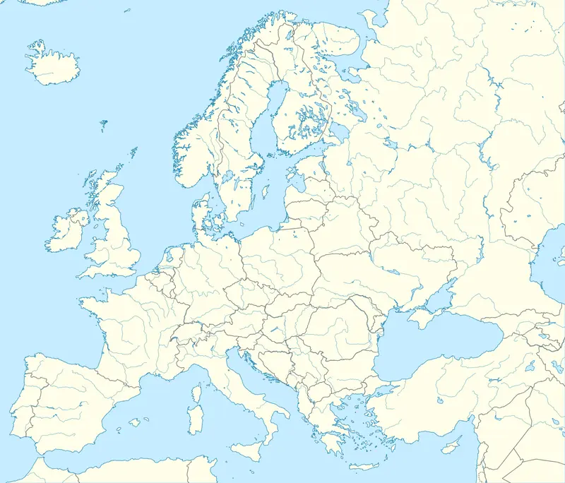 Map: Europe Laea Location Map