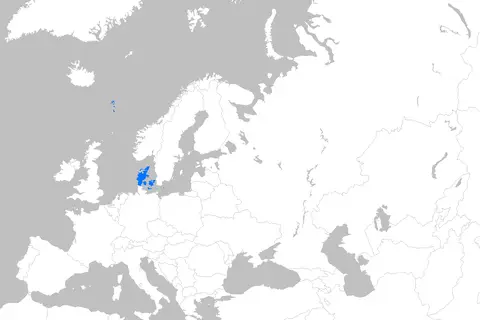 Map: Europe Map Denmark