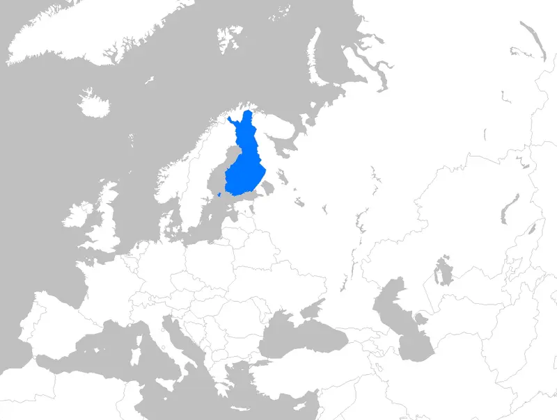 Map: Europe Map Finland
