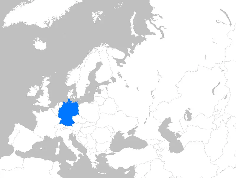 Map: Europe Map Germany