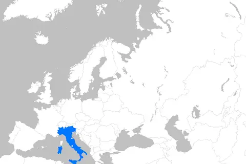Map: Europe Map Italy