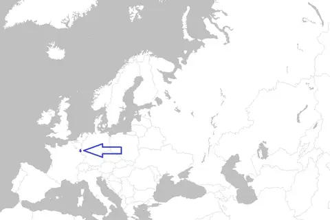 Map: Europe Map Luxembourg