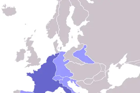 Map: Europe Map Napoleon 1811