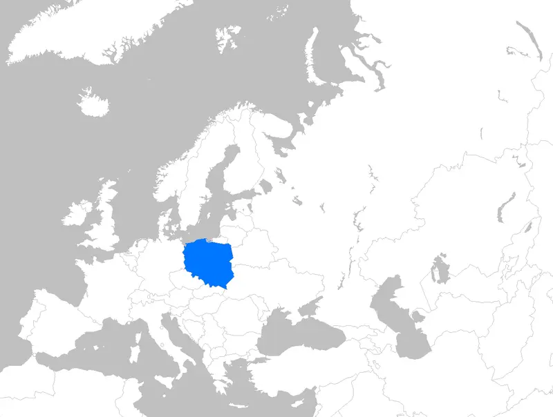 Map: Europe Map Poland