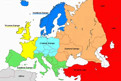 Map: Europe Map with Description