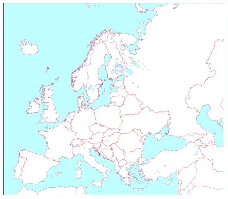 Map: Europe Political Map