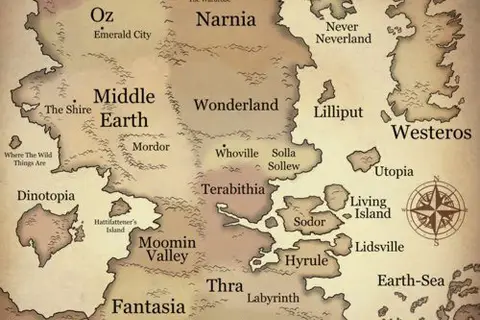 Map: Fantasy map of the World