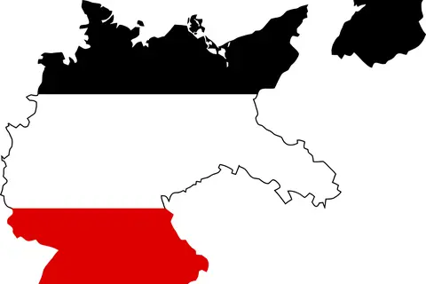 Map: Flag Map of Germany 1933