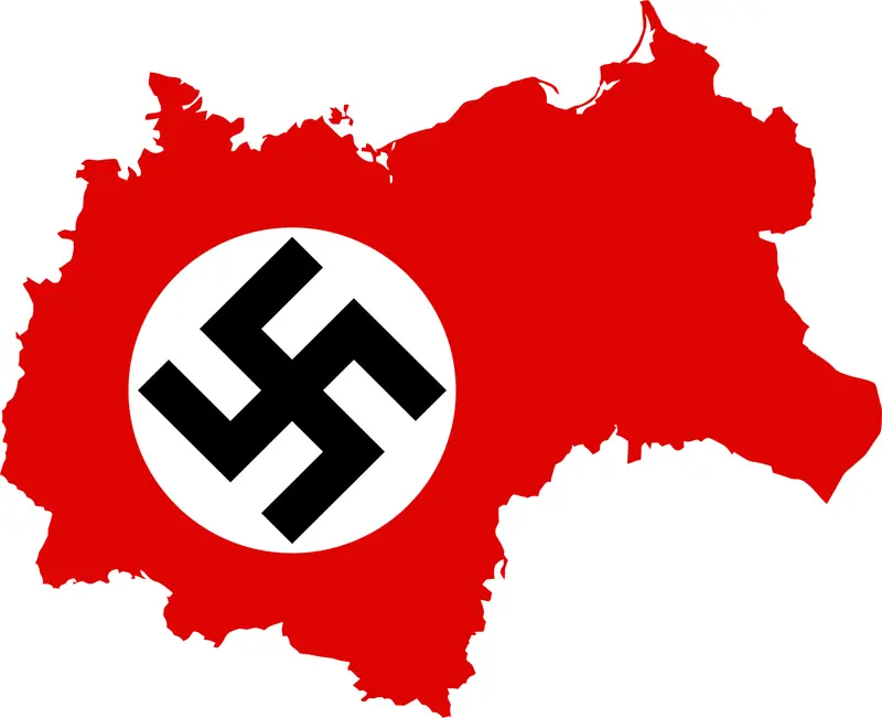 Map: Flag Map of Germany 1943