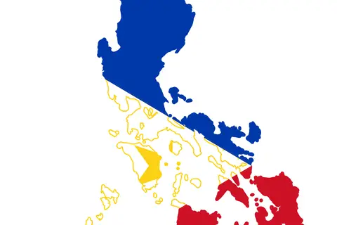 Map: Flag Map of the Philippines