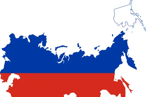 Map: Flag Map of the Russian Empire