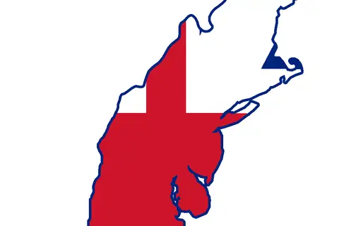 Map: Flag Map of the Thirteen Colonies 1775