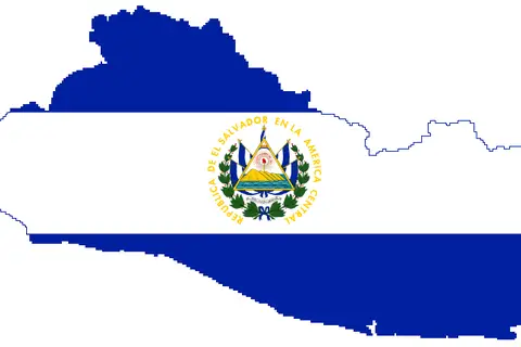 Map: Flagmap of El Salvador