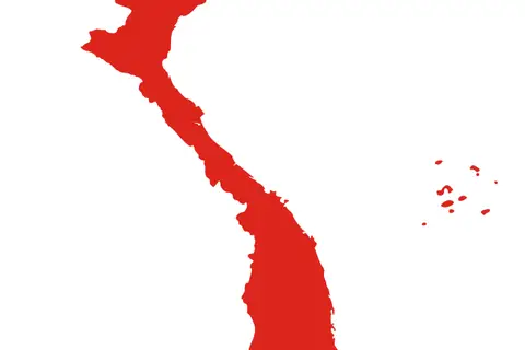 Map: Flagmap of Vietnam