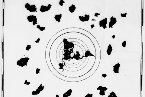 Map: Flat Earth Map Found in a Japanese Temple