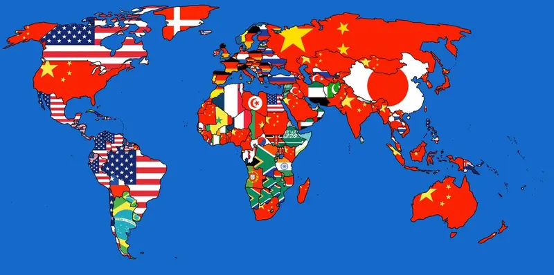 Map: From where countries import the most?