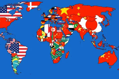 Map: From where countries import the most?