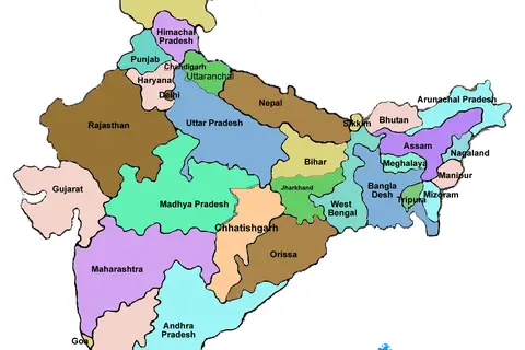 Map: Full India Map